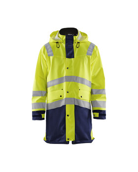 High Vis Regenmantel Level 3 High Vis Gelb/Marineblau