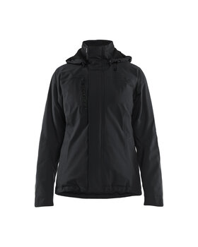 Damen Lightweight Funktionsjacke 4-Wege-StretchSchwarz/Schwarz