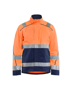 High Vis Jacke High Vis Orange/Marineblau