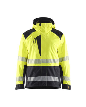 High Vis Shell Jacke High Vis Gelb/Schwarz