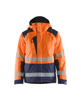 High Vis Winterjacke High Vis Orange/Marineblau