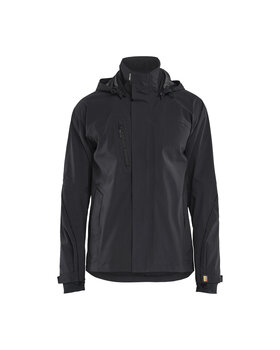 Shell Jacke Stretch Schwarz/Schwarz
