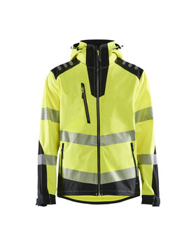 High Vis Softshell Jacke High Vis Gelb/Schwarz