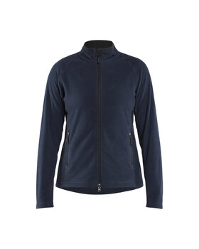 Damen Microfleece Jacke Dunkel Marineblau