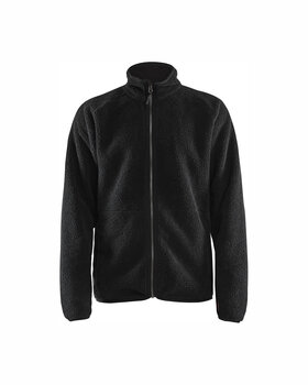 Pile Jacke Schwarz