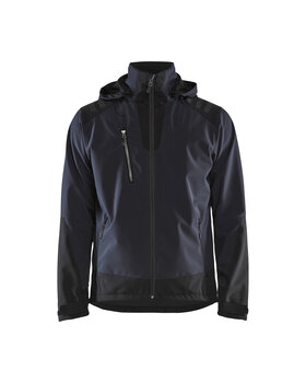 Softshell Jacke Dunkel Marineblau/Schwarz