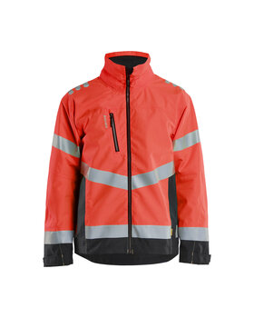 Shell Jacke High Vis High Vis Rot/Schwarz