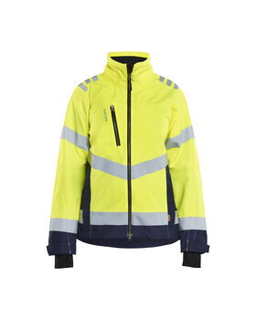 Damen Shell Jacke High Vis High Vis Gelb/Marineblau