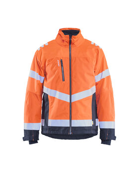 High Vis Winterjacke High Vis Orange/Marineblau
