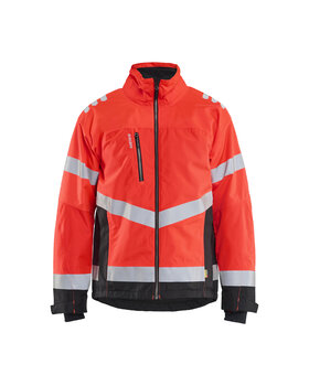 High Vis Winterjacke High Vis Rot/Schwarz