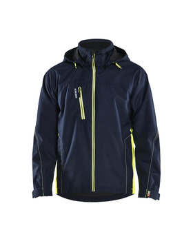 Shell JackeDunkel Marineblau/High Vis Gelb