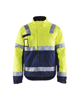 Winterjacke High Vis Gelb/Marineblau