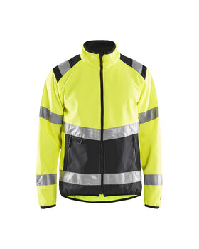 High Vis Softshell Jacke High Vis Gelb/Schwarz