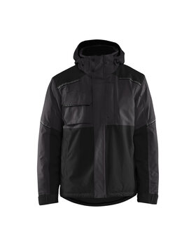 Winterjacke Dunkelgrau/Schwarz