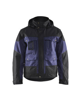 Winterjacke Marineblau/Schwarz