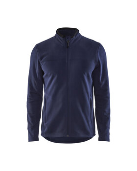 Microfleece Jacke Marineblau