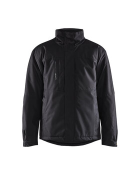 Winterjacke Schwarz/Dunkelgrau