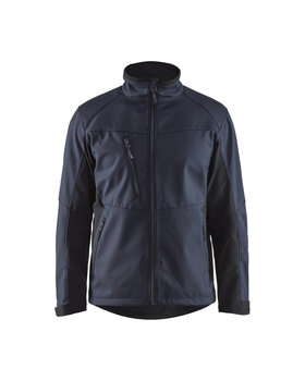 Softshell Jacke Dunkel Marineblau/Schwarz