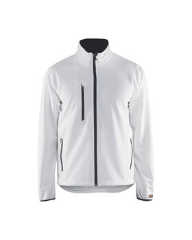 Softshell Jacke Light Weiß/Grau