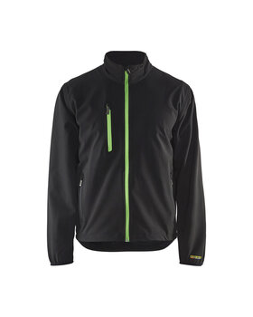 Softshell Jacke Light Schwarz/Grün