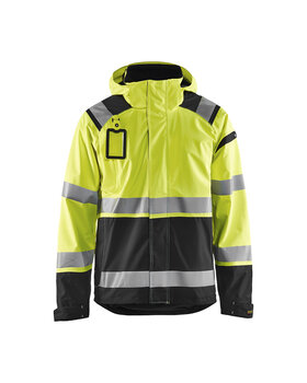 High Vis Shell Jacke High Vis Gelb/Schwarz