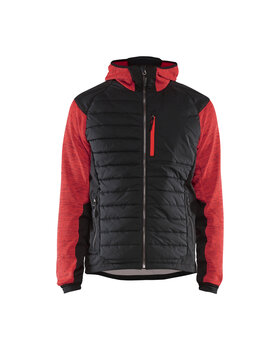 Hybrid Jacke Rot/Schwarz
