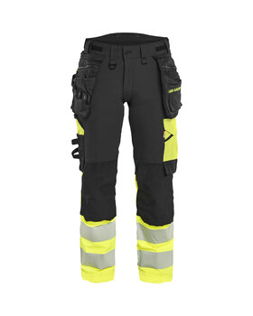 Damenhose High Vis 4-Wege-StretchSchwarz/Gelb