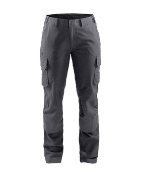 Damen Industrie Arbeitshose Stretch Mittelgrau