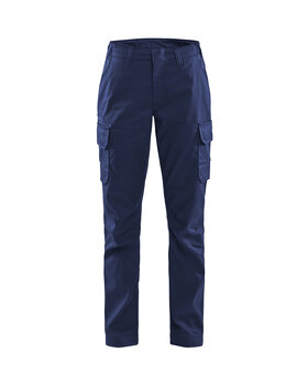 Damen Industrie Arbeitshose Stretch Marineblau/Kornblau
