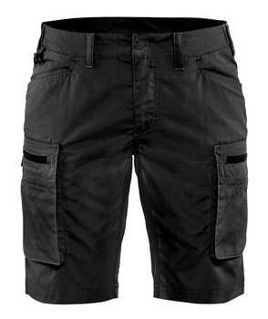 Damen Service Shorts Stretch Schwarz