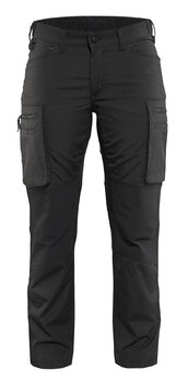 Damen Service Arbeitshose Stretch Schwarz