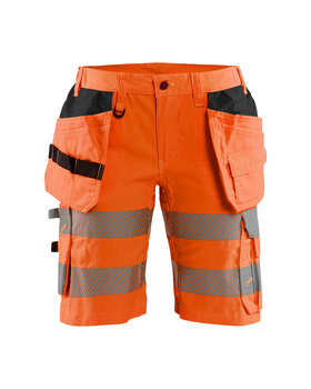 Damen High Vis Shorts mit Stretch High Vis Orange
