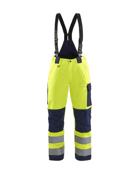 Damen High Vis Winter Arbeitshose High Vis Gelb/Marineblau